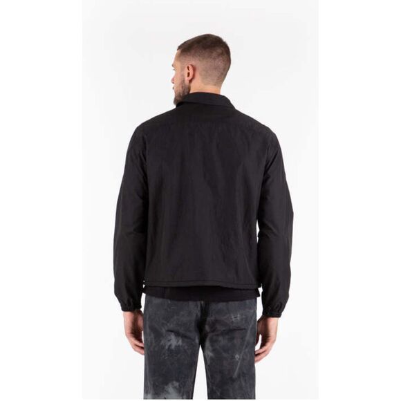 IISE Creased Coach Jacket in Black NWT Size Small - Picture 2 of 9